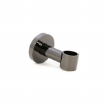 Tubular ceiling bracket for ¾" (19mm) diameter rods, black nickel