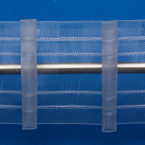 Dylan, fil de traverse de 1:2,0 translucide, 4" (100mm), rouleau de 50 mètres