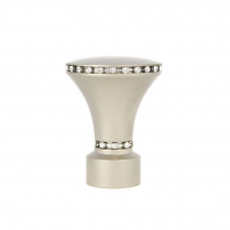 Diamond Adorned Triangle finial, for 1⅛" (28mm) diameter poles