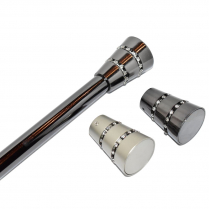 Embout de La Collection Bande Diamant, pour pôle de ¾" (19mm) de diamètre