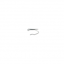 Jumbo pin-on hook, zinc plated, 1⅜" (3.49 cm)