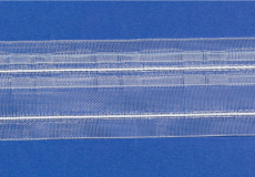 Placido 1:2.0 translucent pencil pleat tape, 2" (50mm), 100 meter roll