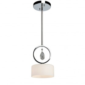 Piccadilly 1 Light  Chrome Pendant