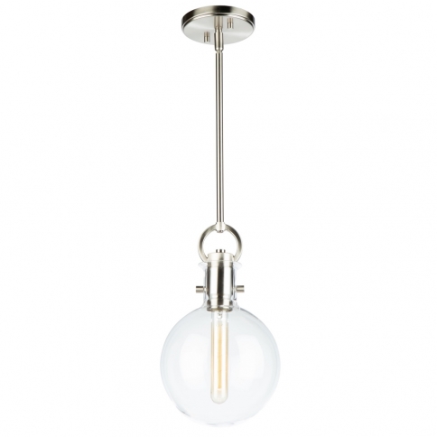 SINGLE ROUND GLASS PENDANT SN