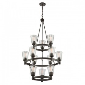 CLARENCE 12 LT 3 TR CHANDELIER