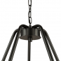 PERRIS 5 LT. RATTAN CHANDELIER