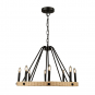 PERRIS 8 LT. CHANDELIER RATTAN