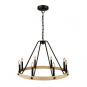 PERRIS 8 LT. CHANDELIER RATTAN