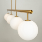 AURELIA 4-LIGHT LINEAR ISLAND