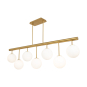 AURELIA 7-LIGHT LINEAR ISLAND