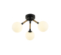 CAPILANO 3-LIGHT SEMI-FLUSH