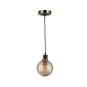 GEM SINGLE PENDANT (AMBER GLASS)