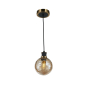 GEM SINGLE PENDANT (AMBER GLASS)