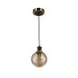 GEM SINGLE PENDANT (AMBER GLASS)