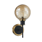 GEM WALL SCONCE (AMBER GLASS)