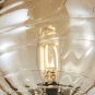 GEM WALL SCONCE (AMBER GLASS)