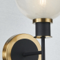 GEM WALL SCONCE (BLIZZARD GLASS)