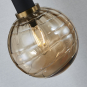 GEM 4-LIGHT LINEAR ISLAND (AMBER GLASS)