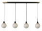 GEM 4-LIGHT LINEAR ISLAND (BLIZZARD GLASS)