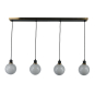 GEM 4-LIGHT LINEAR ISLAND (BLIZZARD GLASS)