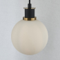 GEM 4-LIGHT LINEAR ISLAND (WHITE GLASS)