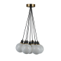 GEM 7-LIGHT PENDANT (BLIZZARD GLASS)