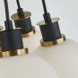 GEM 7-LIGHT PENDANT (WHITE GLASS)
