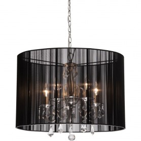 Chand. LG Oval Shade/Cryst. LS