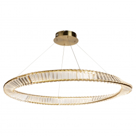 STELLA CHANDELIER BRUSHED BRASS