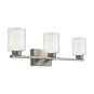 SAVILLE LED 3-LIGHT BATHROOM VANITY (3CCT)