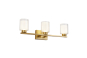 SAVILLE LED 3-LIGHT BATHROOM VANITY (3CCT)