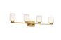 SAVILLE LED 4-LIGHT BATHROOM VANITY (3CCT)