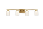 SAVILLE LED 4-LIGHT BATHROOM VANITY (3CCT)