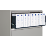 Global&reg; Fileworks&reg; 9300 Plus 5-Drawer Lateral File Cabinet Grey