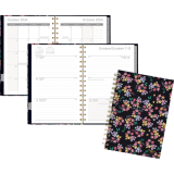 Mead&reg; Caprice&trade; Collection Weekly/Monthly Planner 8-1/2&rdquo; x 6&rdquo; Bilingual Multicolour