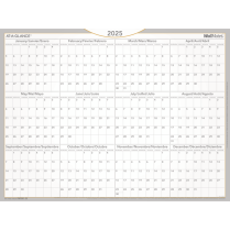 AT-A-GLANCE&reg; WallMates&trade; Self-Adhesive Dry Erase Yearly Calendar 18" x 24" Bilingual