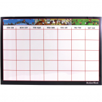 MotherWord&reg; Dry-Erase Calendar Undated 17" x 11" Bilingual
