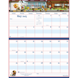 MotherWord&reg; Mom's Ultimate Family Fridge Calendar 15" x 9-1/2" English