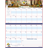 MotherWord&reg; Mom's Ultimate Family Fridge Calendar 15" x 9-1/2" English