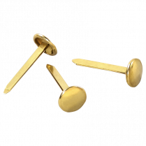 ACCO&reg; Brass-Plated Fasteners 1" 100/box
