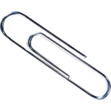 ACCO&reg; Paper Clips #3, 15/16" Smooth 100 per box 10 boxes/pkg