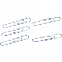 ACCO&reg; Paper Clips #1, 1-1/4" Corrugated 100/box