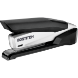 Bostitch&reg; InPower&trade; Spring-Powered Antimicrobial Premium Desktop Stapler Full Strip 28 Sheet Black and Silver