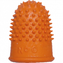 Westcott&reg; Heavy Duty Rubber Finger Stalls Non-Ventilated 5/8" (#0) 12/box