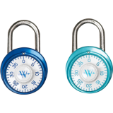 Westcott&reg; Combination Padlock 1-7/8" Assorted Colours