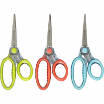 Westcott&reg; X-Ray&trade; Ultrasoft Scissors with Microban&reg; Straight Handle Pointed 7"  Assorted Colours