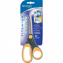 Westcott&reg; Titanium Bonded&reg; Non-Stick Scissors Straight Handle 8"