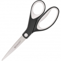 Westcott&reg; KleenEarth&reg; 8" Straight Soft Handle Scissors