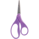 Westcott&reg; Antimicrobial Hard Handle Scissors 5" Purple