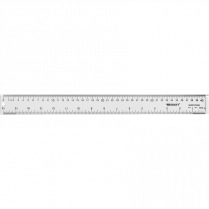 Westcott&reg; Clear Two-Way Acrylic Ruler 16"